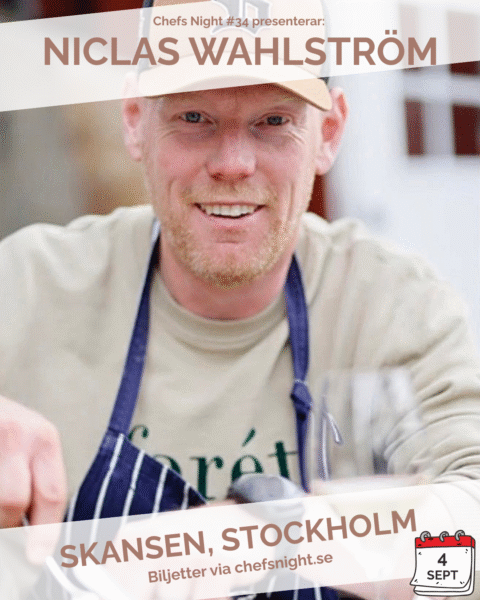 Niclas Wahlström till Chefs Night #34!